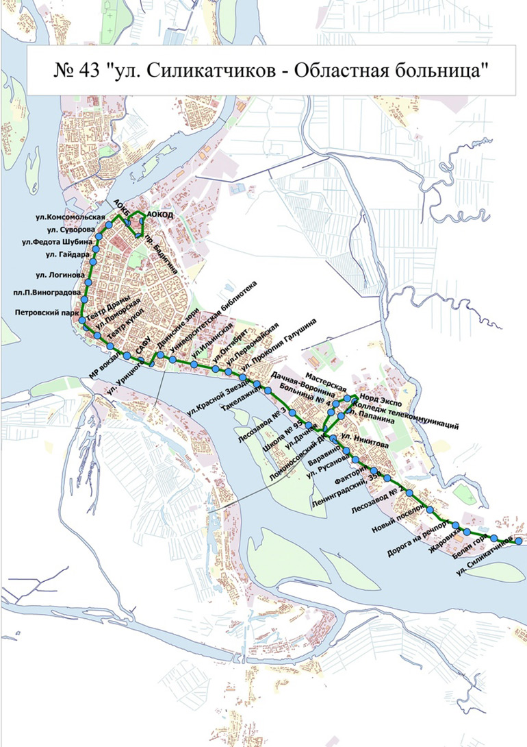 Схема движения 43 автобуса казань - 95 фото